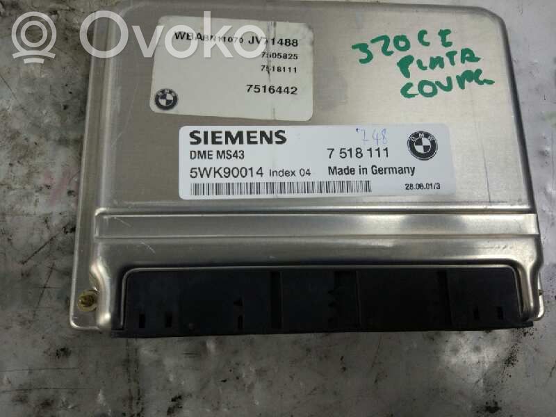 BMW 3 E46 Engine control unit/module 