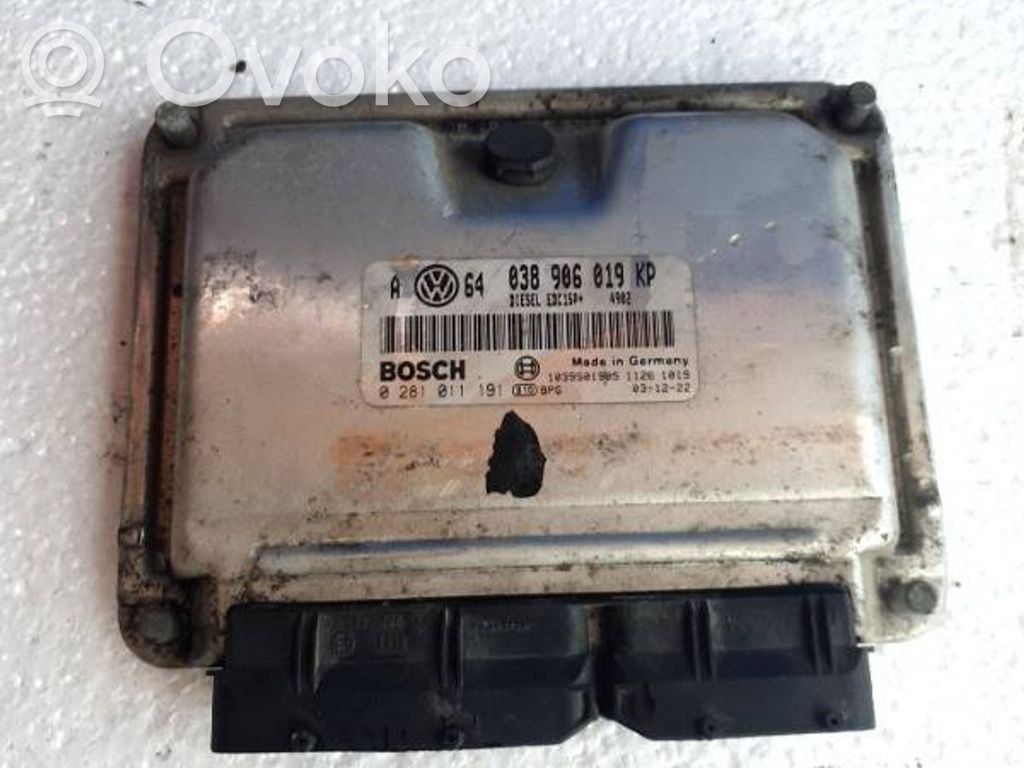Engine control unit/module   038906019KP,1039S01905,038906019KB,0281011191