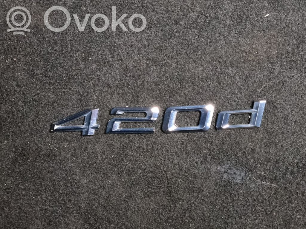 BMW 4 F36 Gran coupe Manufacturers badge/model letters 