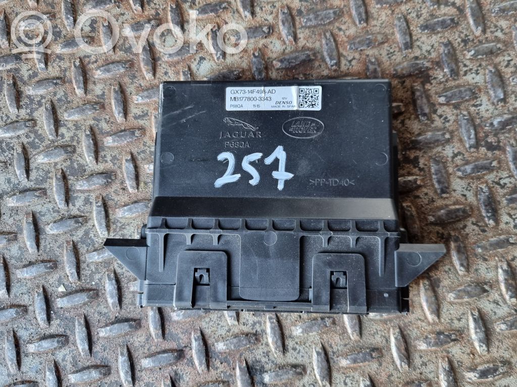 Jaguar XE Air conditioner control unit module 