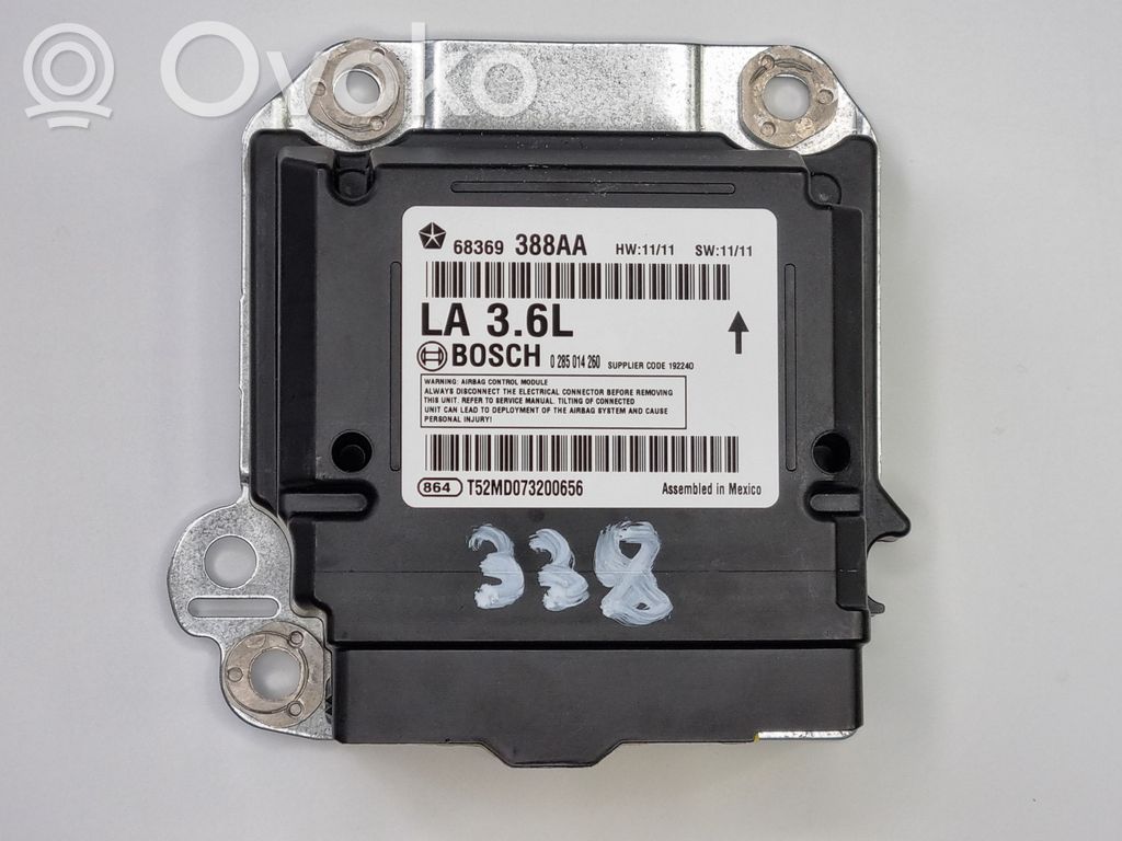 Airbag control unit/module   68369388AA,0285014260