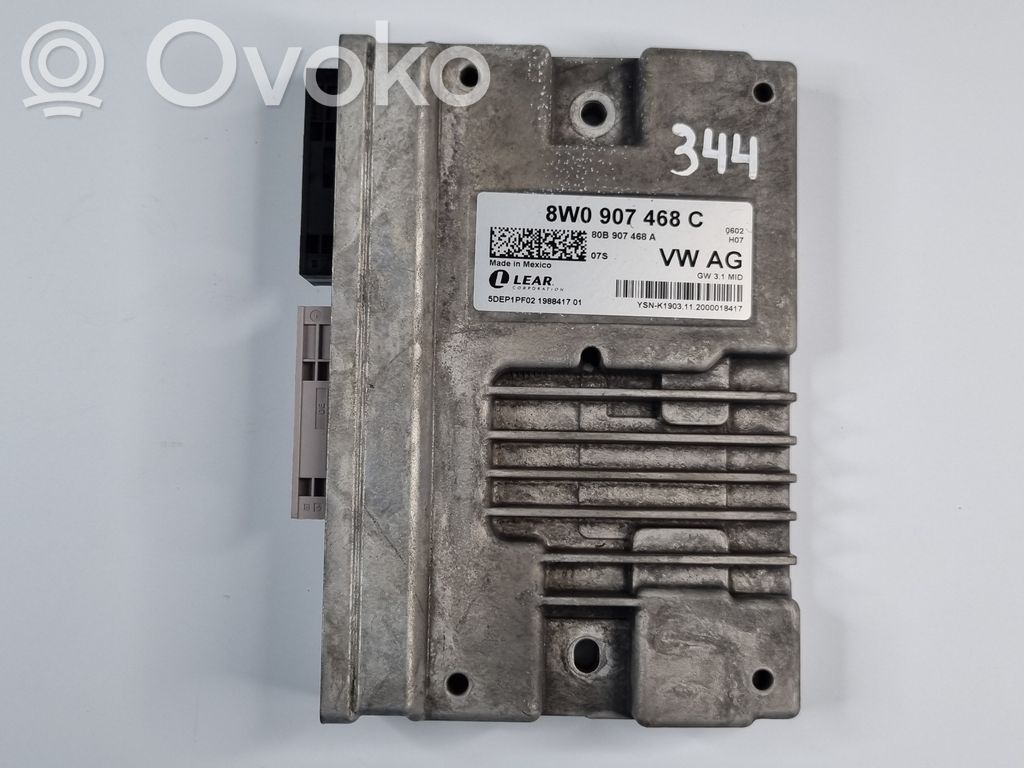 Audi A4 S4 B9 8W Module de passerelle 