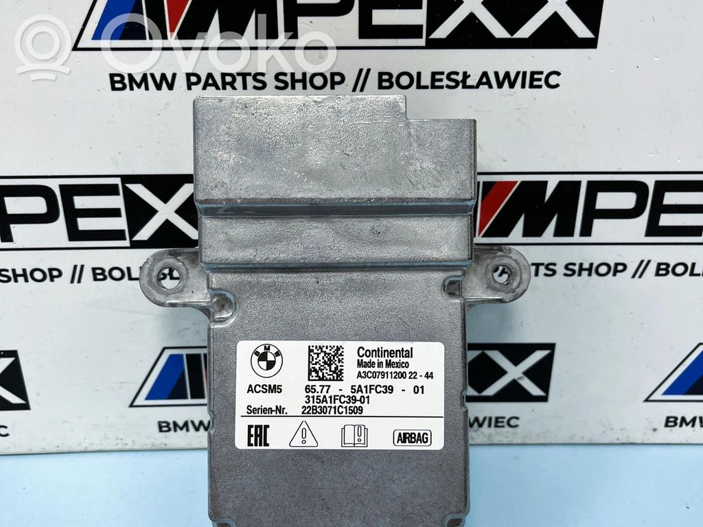 BMW X3 G01 Airbag control unit/module 