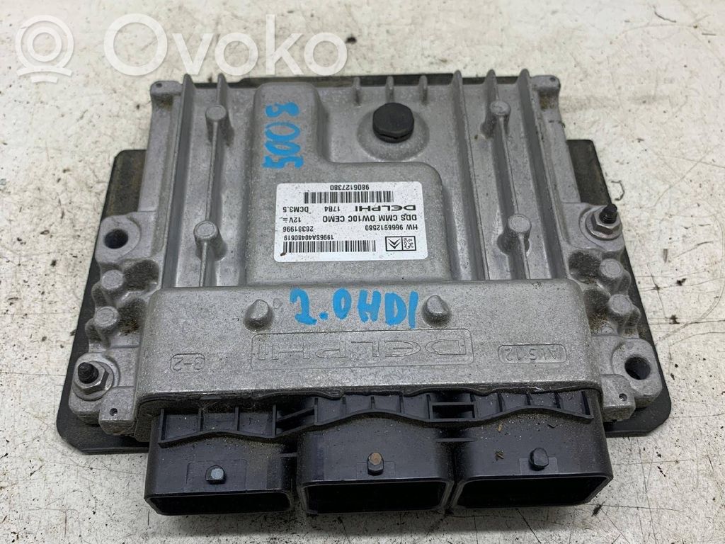 Engine control unit/module   9666912580,28381996,9806127380