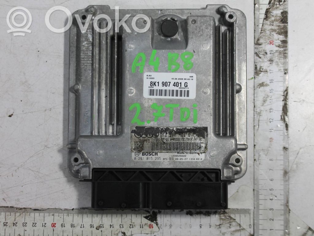 Engine control unit/module   8K1907401G,38332111,8K1907401G