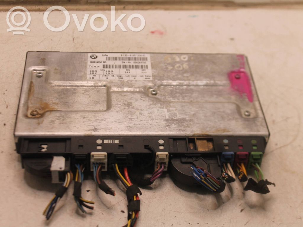 BMW 5 E60 E61 Sēdekļa vadības modulis 