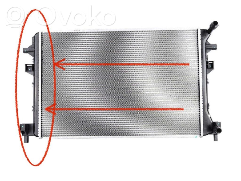 Volkswagen Tiguan Aušinimo skysčio radiatorius 
