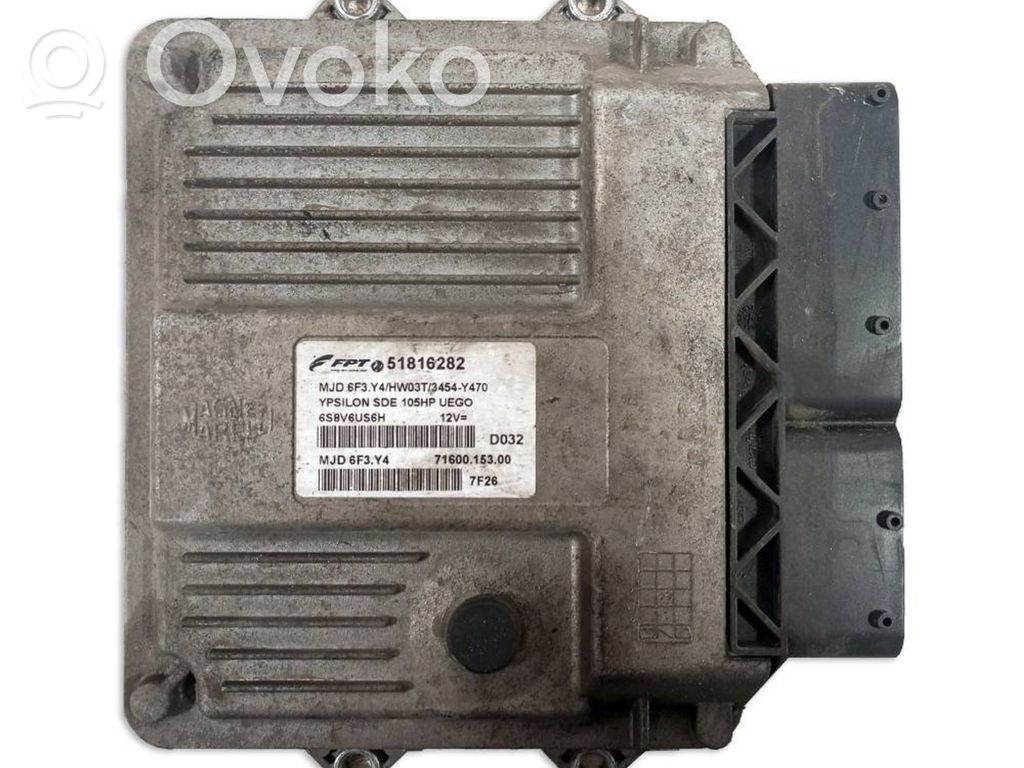 Engine control unit/module   51816282,7160015300,6S8V6US6H