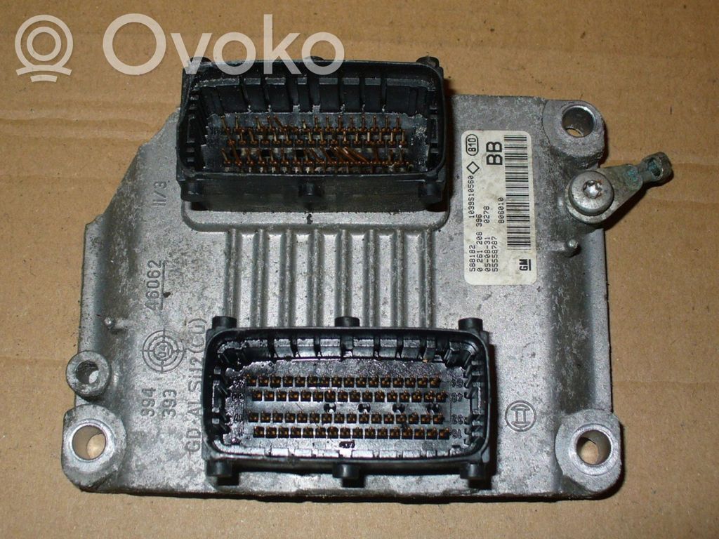 Engine control unit/module ECU   55558787,0261208396