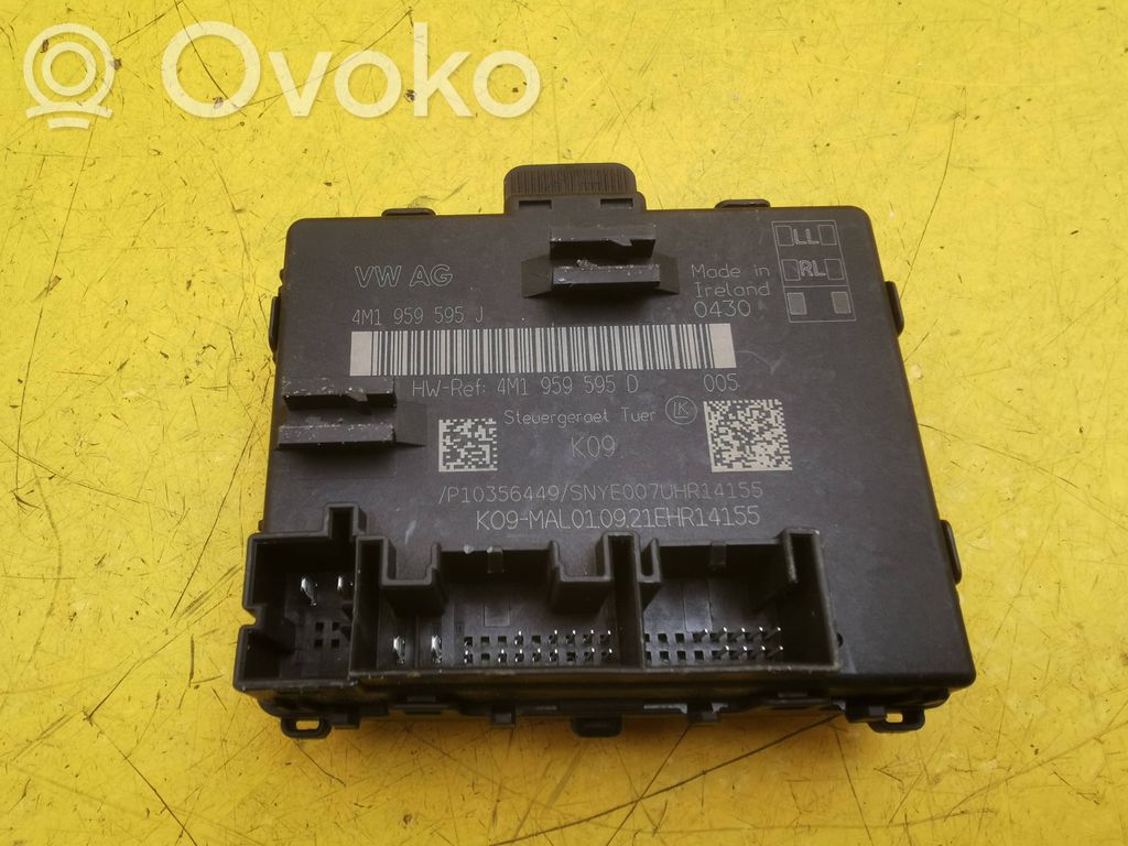 Unité de commande module de porte   4M1959595J,4M1959595D