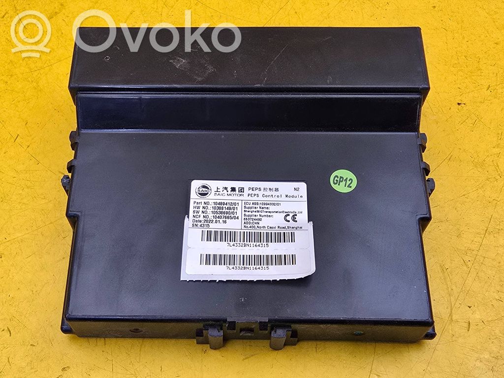 MG ZS Inne komputery / moduły / sterowniki 