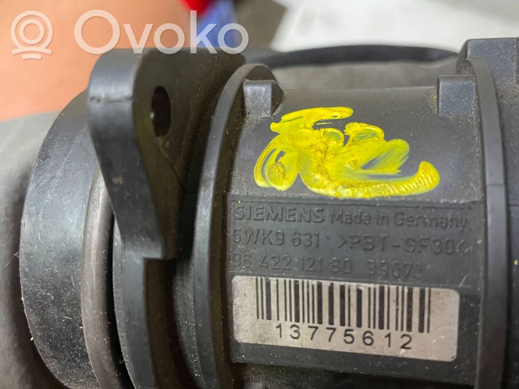 Peugeot 307 Przepływomierz masowy powietrza MAF 