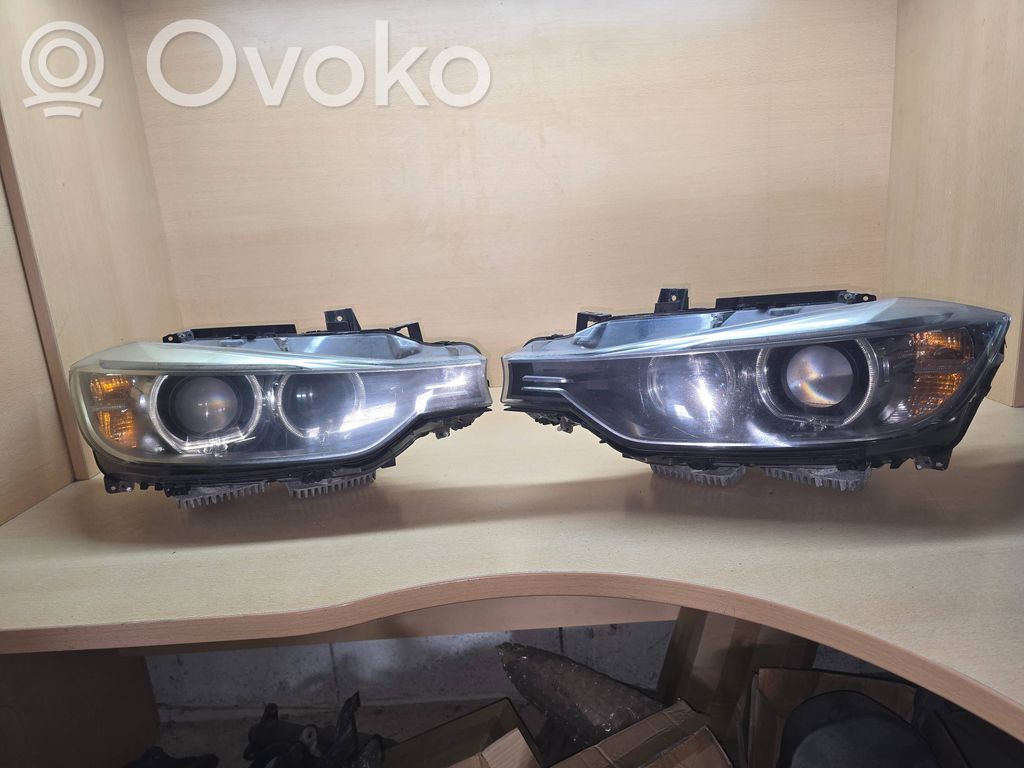 BMW 3 F30 F35 F31 Lampy przednie / Komplet 