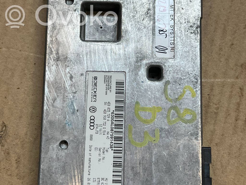 MMI control unit   4E0910732Q,4E0035729A
