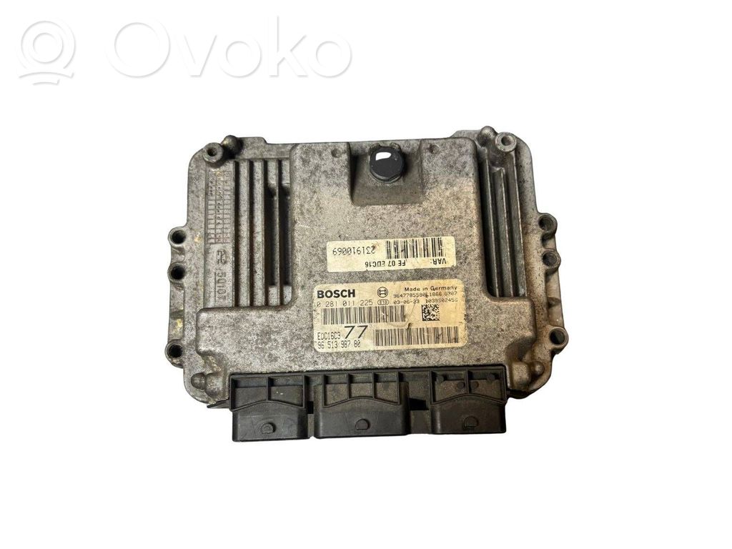 Peugeot 206 Engine control unit/module 