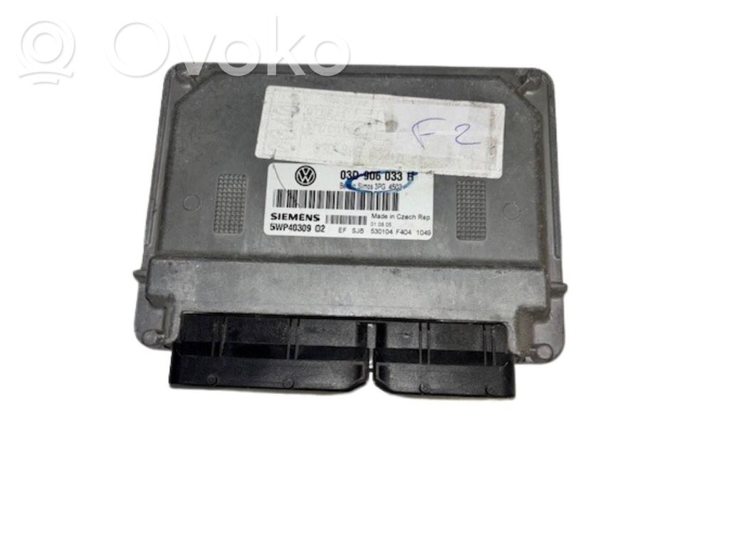 Engine control unit/module   03D906033B,5WP4030902