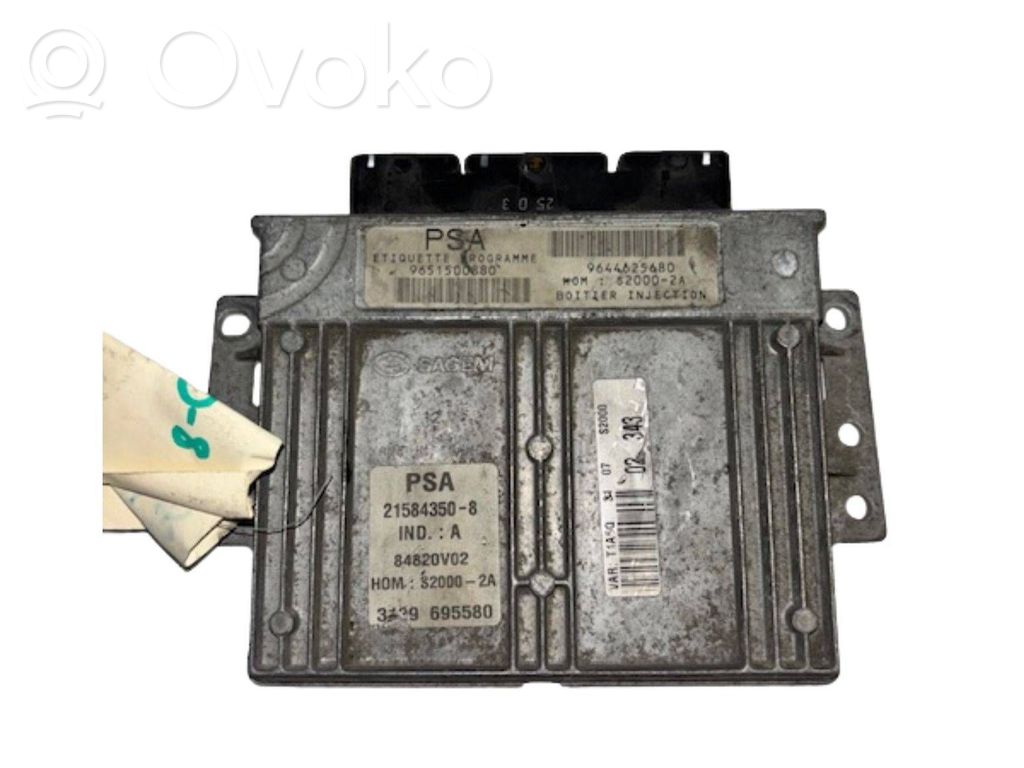 Engine control unit/module   9651500880,215843508,9644625480