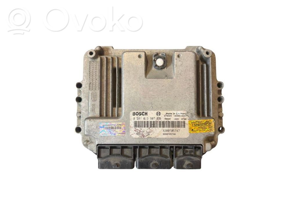 Engine control unit/module   0281013907,8200705748,8200705747