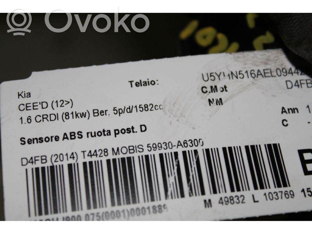 ABS Sensor hinten   59930A6300