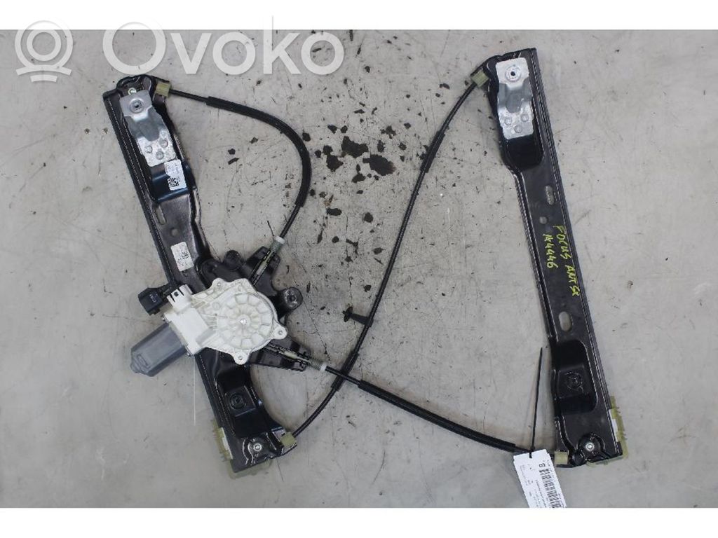 Front door window regulator with motor