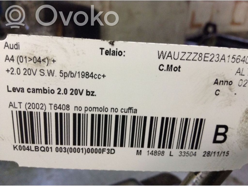 Audi A4 S4 B7 8E 8H Lewarek zmiany biegów / górny 