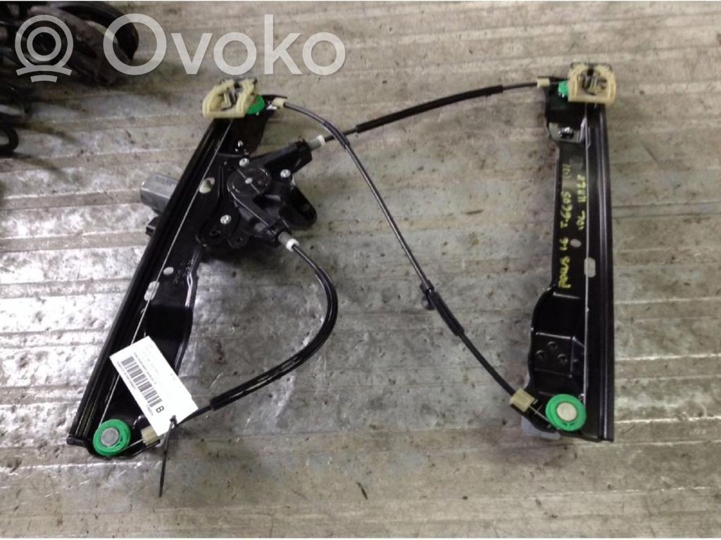 Front door window regulator with motor