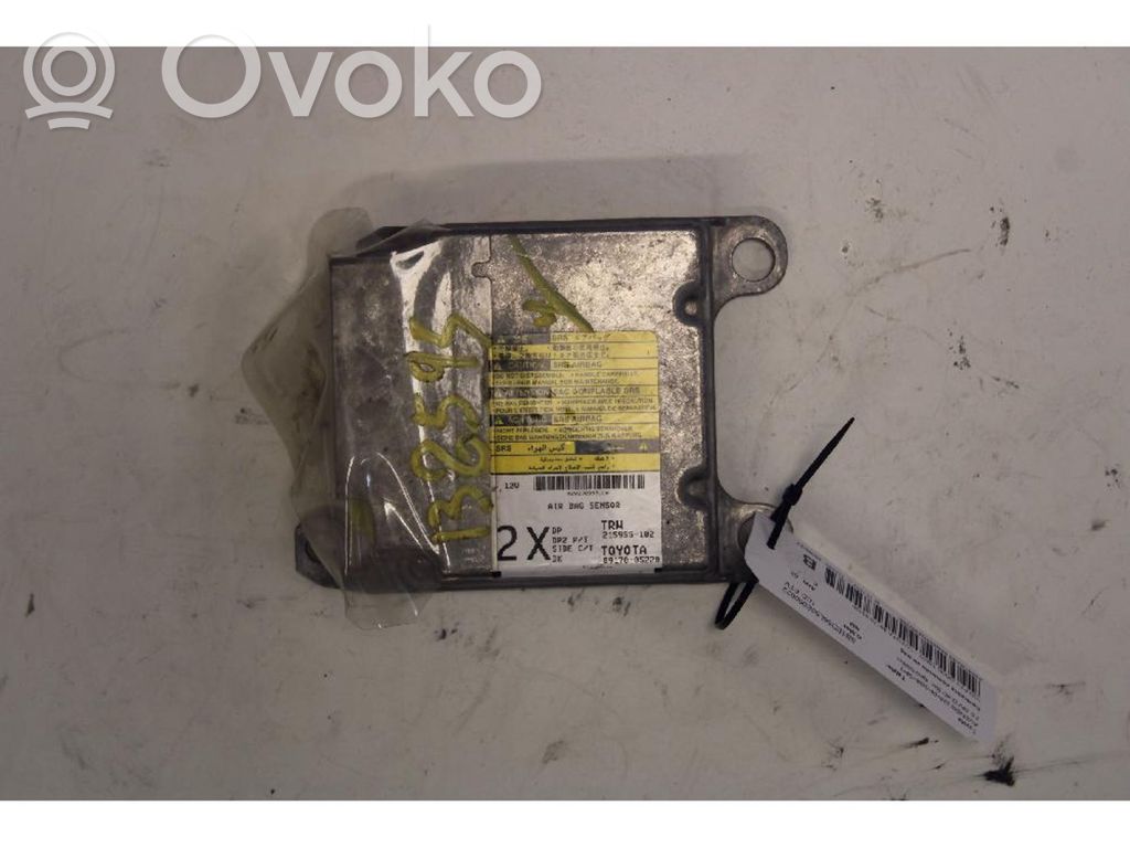 Toyota Avensis T250 Centralina/modulo airbag 