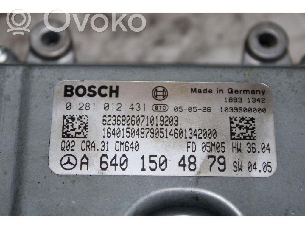 Mercedes-Benz A W169 Unitate/modul control injecție combustibil 