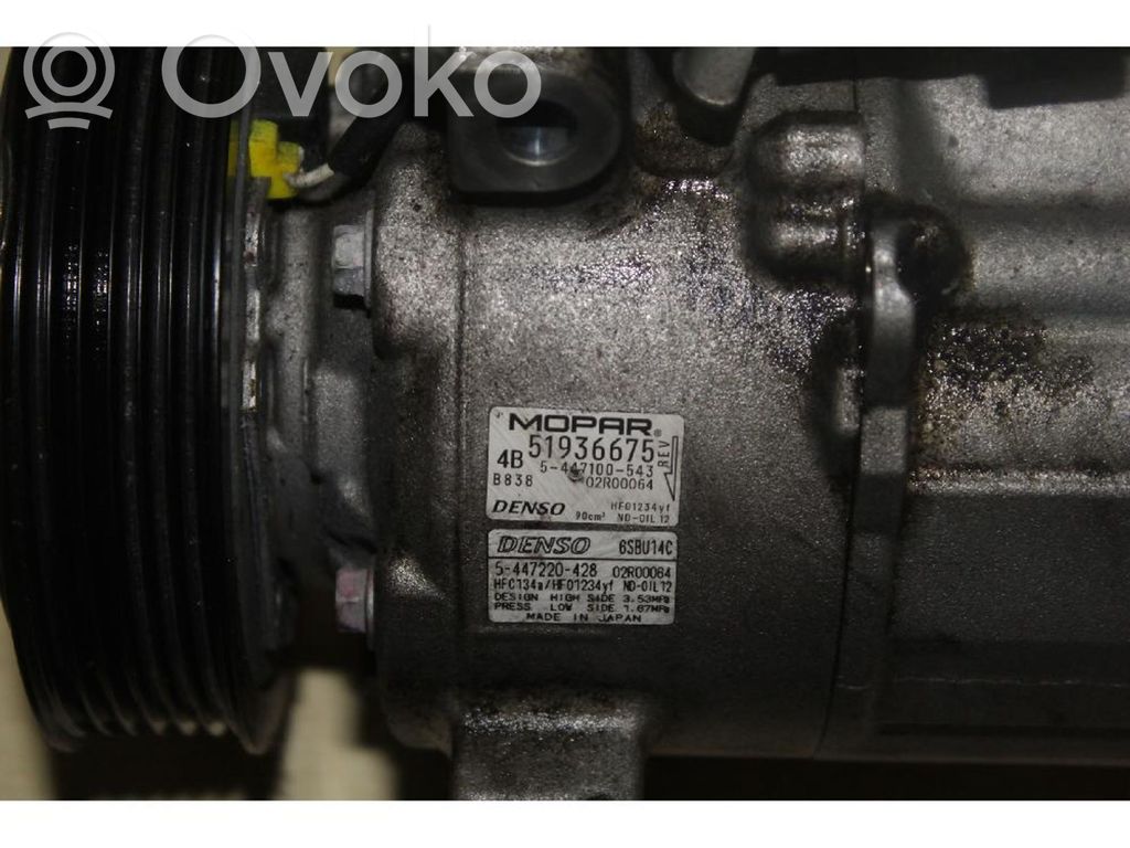 Jeep Renegade Kompresor / Sprężarka klimatyzacji A/C 