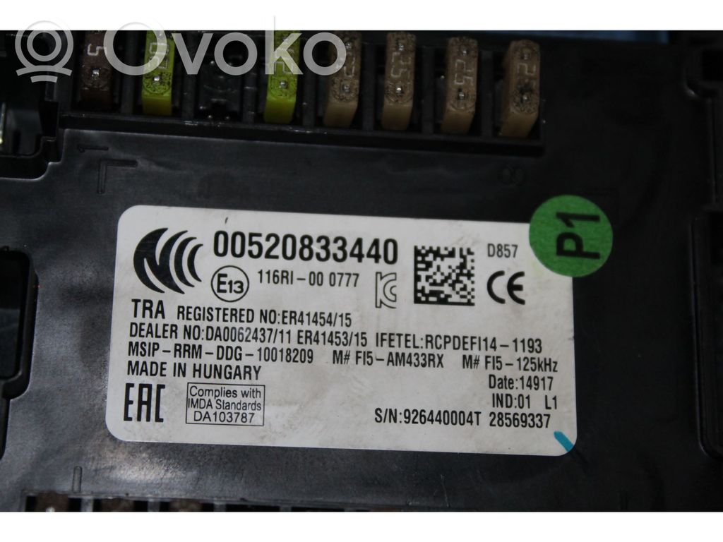 Modulo fusibile   00520833440