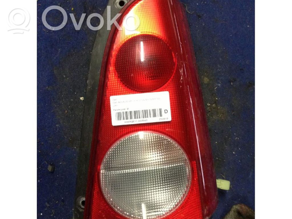 Opel Agila A Lampa tylna 