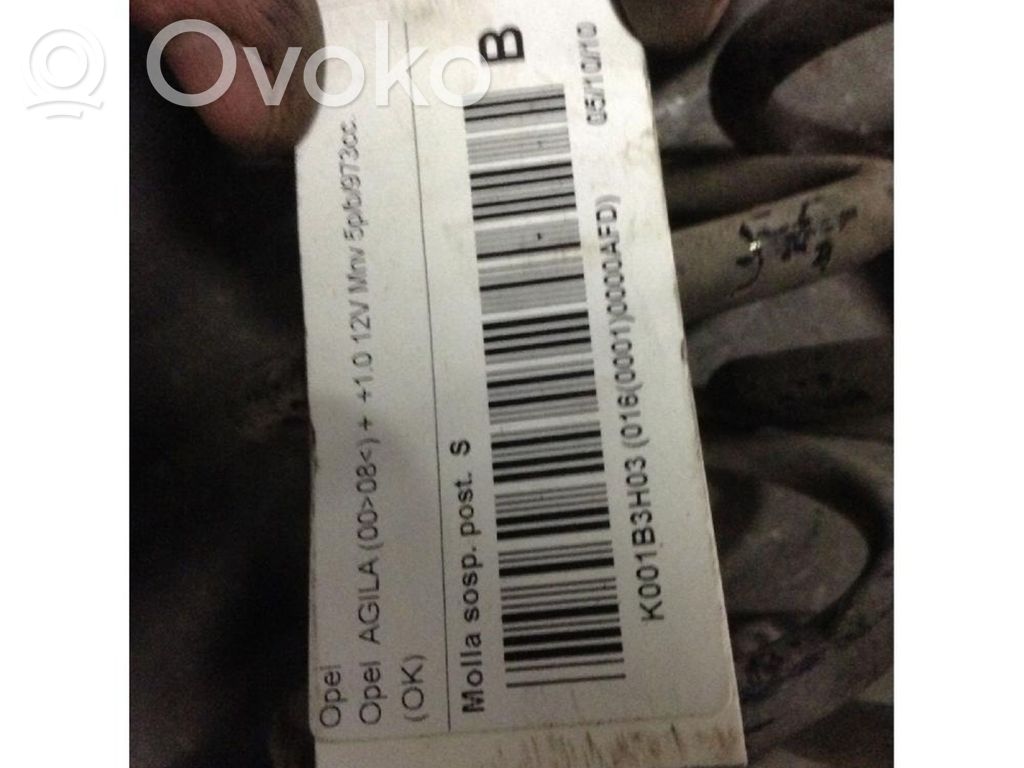 Opel Agila A Arc elicoidal spate 