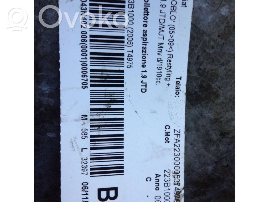 Fiat Doblo Collettore di aspirazione