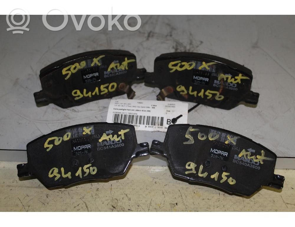 Fiat 500X Plaquettes de frein avant