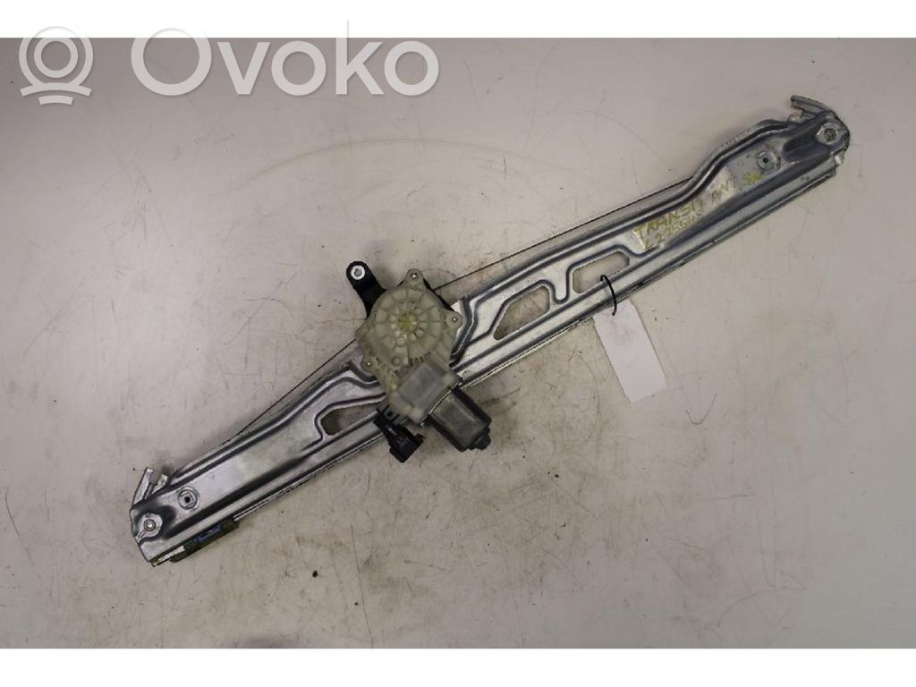Front door window regulator with motor