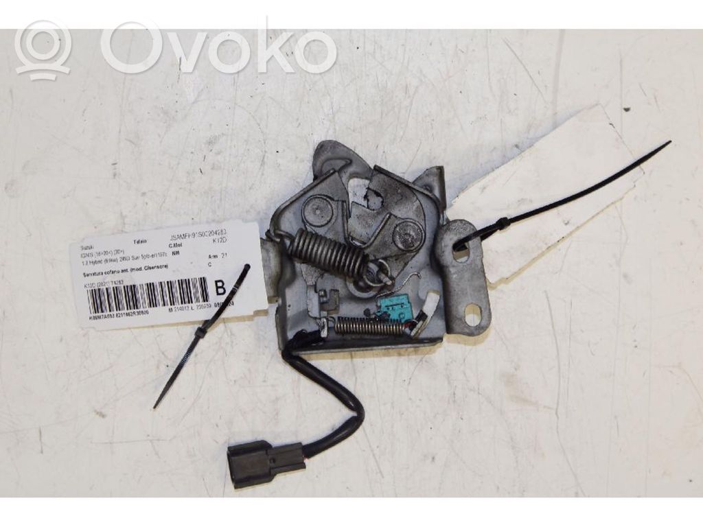 Suzuki Ignis Engine bonnet/hood lock/latch loop/hook 