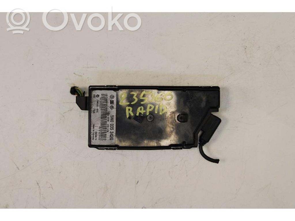 Sterownik / Moduł sterujący telefonem   5NO035342G,02S,0770,1000001015,7665925896,GERMANY,H19,HW,KW0914,MADE,MDI,MITSUNIL,SJA