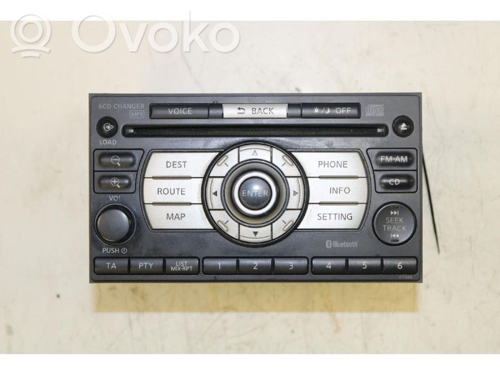 Nissan X-Trail T31 Radio / CD/DVD atskaņotājs / navigācija 