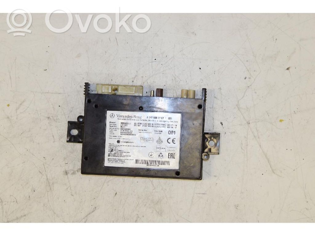 Mercedes-Benz A W177 Tālruņa vadības bloks 