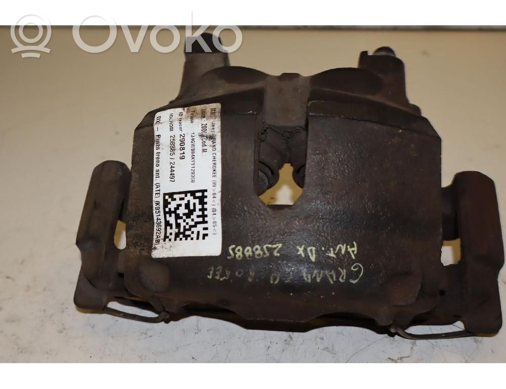 Jeep Grand Cherokee (WJ) Pinza del freno anteriore 