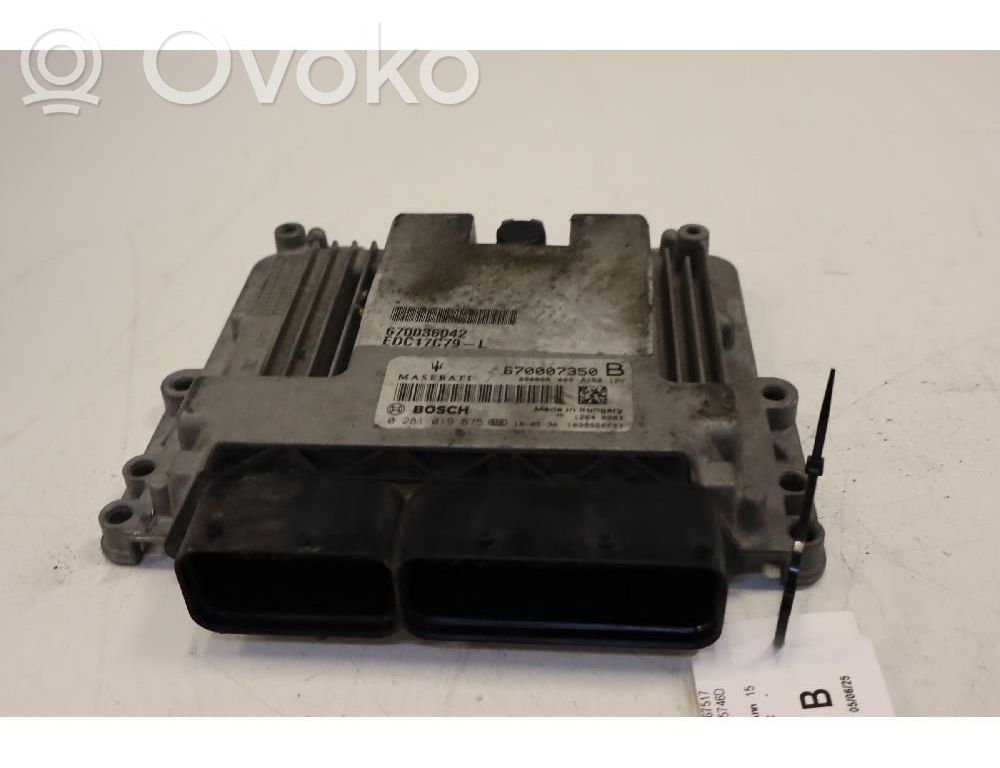 Maserati Ghibli Unitate/modul comandă pompă injecție combustibil 
