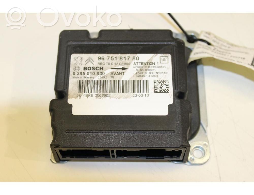 Centralina/modulo airbag   9675181780