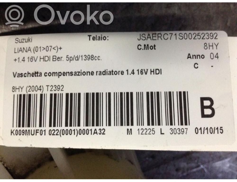 Suzuki Liana Vas expansiune/rezervor lichid de răcire 