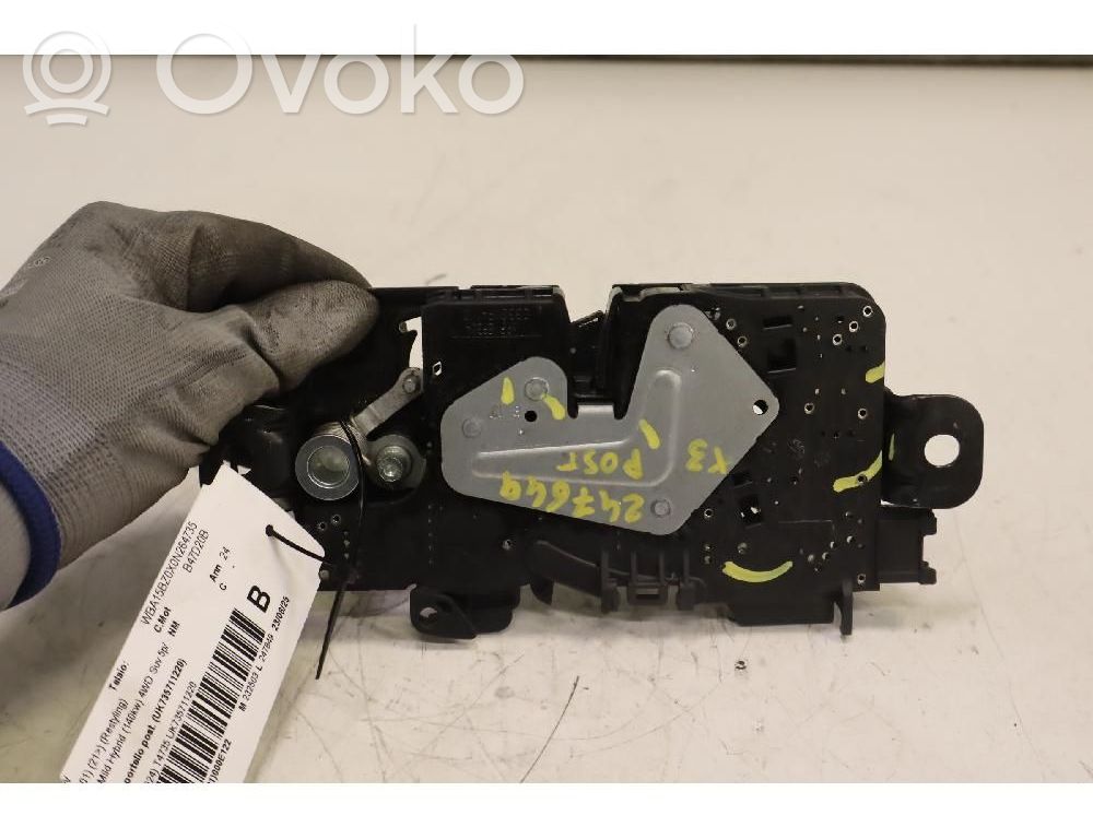 BMW X3 G01 Zamek klapy tylnej / bagażnika 
