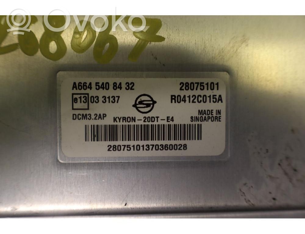 SsangYong Kyron Fuel injection control unit/module 