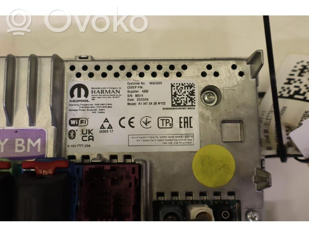 Fiat Ducato Unità principale autoradio/CD/DVD/GPS