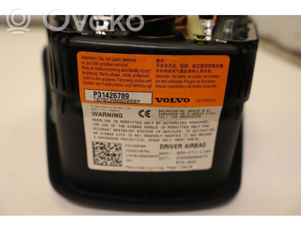 Airbag dello sterzo   31291369