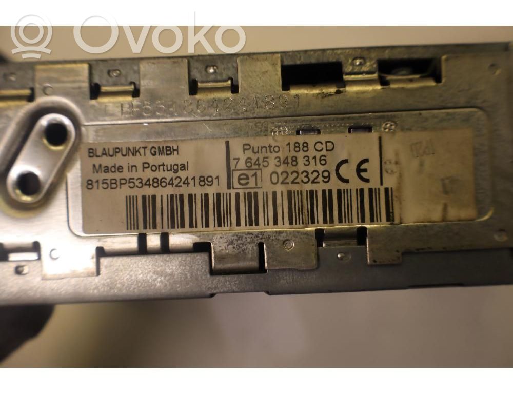 Fiat Punto (188) Panel / Radioodtwarzacz CD/DVD/GPS