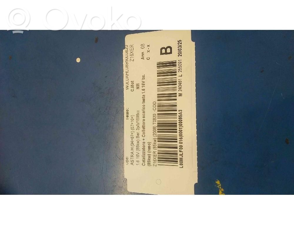 Opel Astra H Filtru de particule catalizator/FAP/DPF 