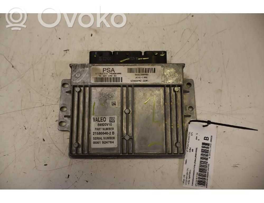 Citroen C3 Fuel injection control unit/module 